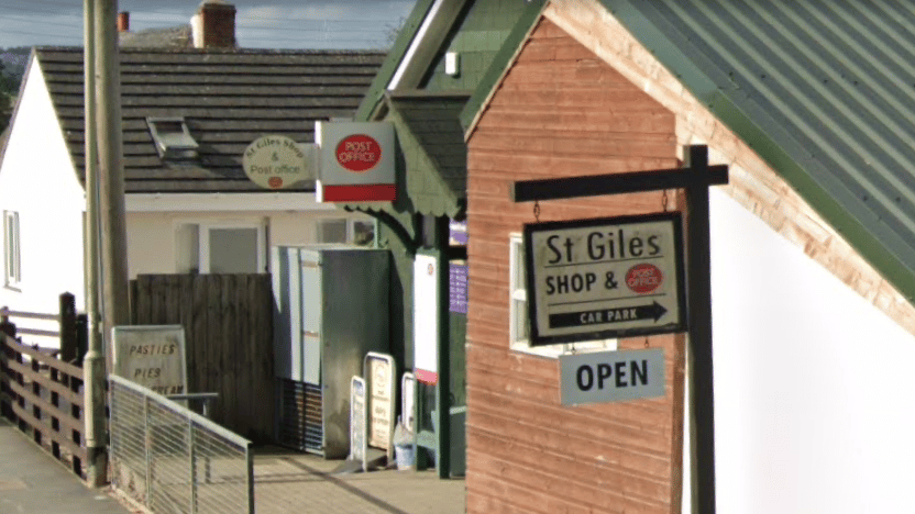 St Giles On The Heath Post Office